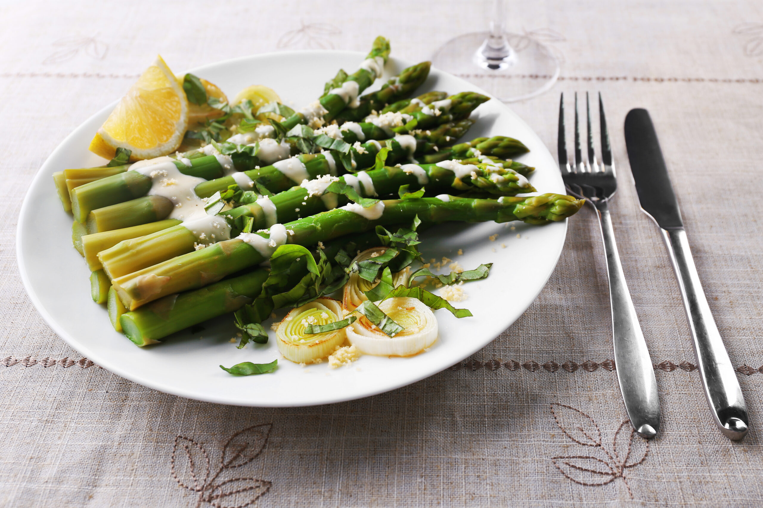Asperge cuisinée Alsace